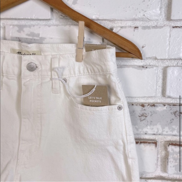 2 for 1! Madewell High Rise White Frayed Hem Shorts EUC AND! Similar pair by Gap - Picture 4 of 16